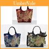Ethnic Style Embroidered Canvas Shoulder Bag With Hidden Pocket For Daily Use Female
