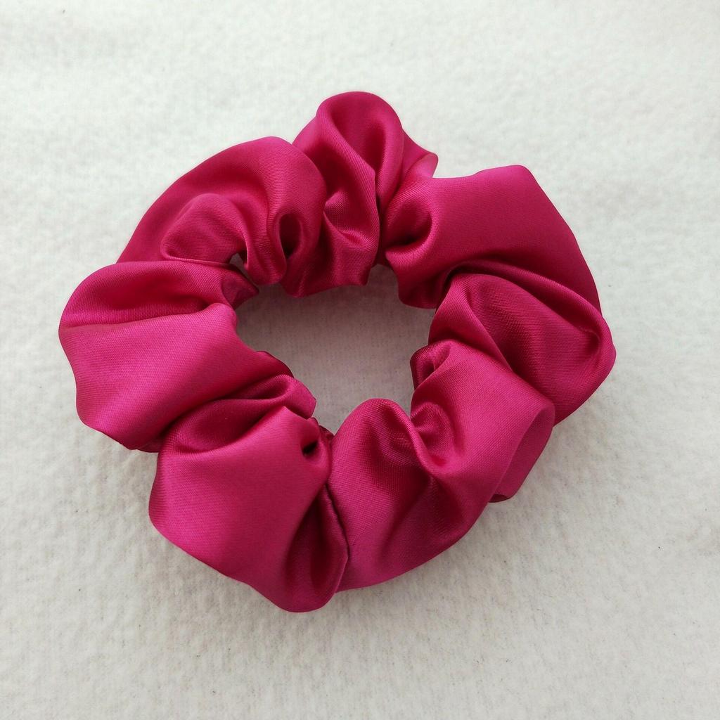Satin Silk Hair Tie: High-End Women's Rubber Band for Elegant Buns