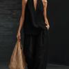 Halter V-neck Sleeveless Women's Casual Set 2026