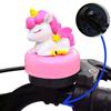 Cute Cartoon Unicorn Bicycle Bell Universal Loud Safety Horn Balance Bike Skateboard Scooter Parts Sport Science Gift for Adults