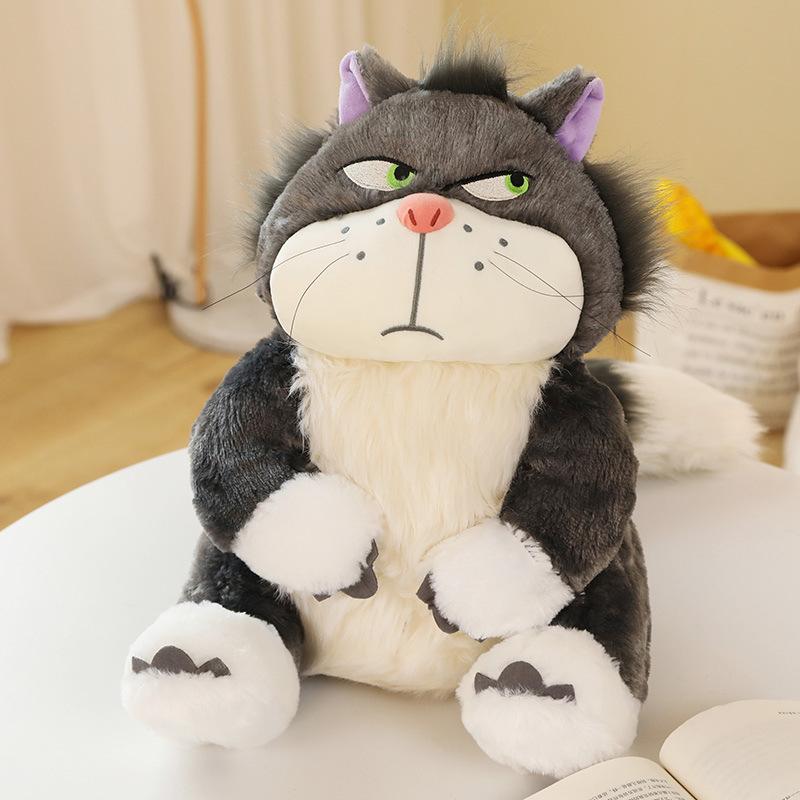 Lucifer Cat Doll Cinderella Villain Cat Plush Toy Birthday Gift