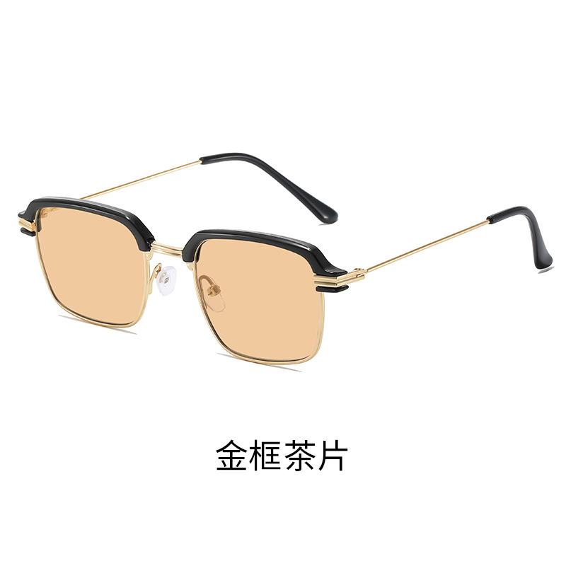 New Stylish Men's Blue Light Blocking Glasses Women Fashion Elegant Computer Eyewear for Gaming Colorful Half Frame Spectacles
