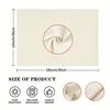 4/6pcs Christmas Tree Snowflake Star Pine Branch Placemats, 12x18 Inch Washable Table Mats for Kitchen Dining Home Party Decor,