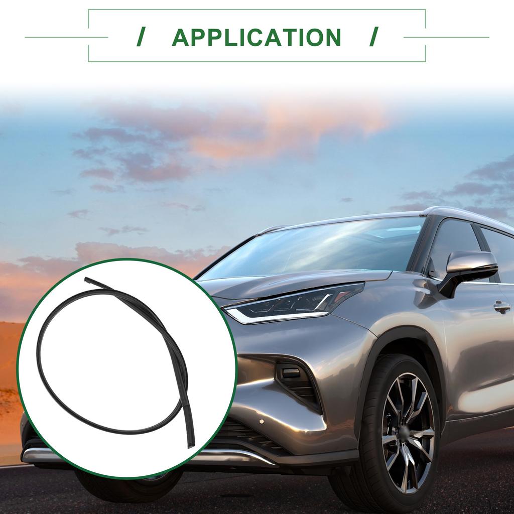 Motoforti Taklist Vädertätning Taklist Soltakstätning för Toyota Yaris Halvkombi 2012-2014