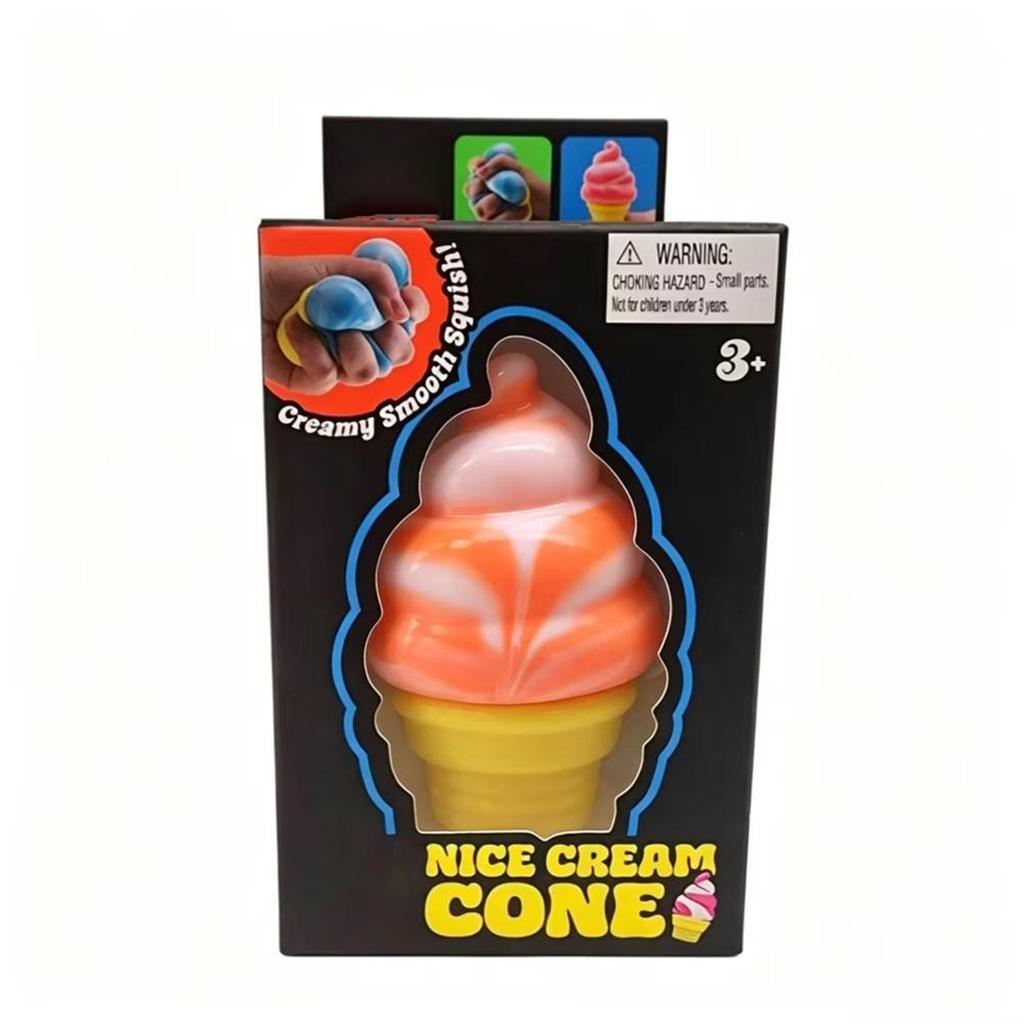New Schylling Ice Cream Sensory , Squeeze Toy Stress Relief Blocks, Stress Reduction, Puzzle Solving Emotional Regulation