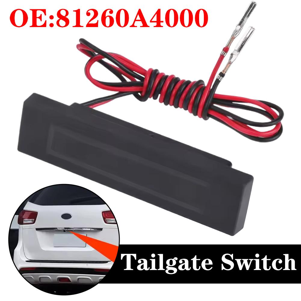 1pcs Rear Trunk Lock Boot Release Switch Opening Button ABS 81260A4000 Tailgate Switch for KIA Carens Carnival 2013-2017 Re Y1U1