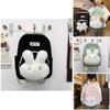 Trendy And Playful Bunny Backpack For Girls Bright Colors Lightweight And Comfortable