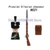 Medieval Military Soldier Figures Napoleon MOC Building Blocks Cavalry Weapons Shield Armor Cannon Militia Cowboy Toys Gift Z013