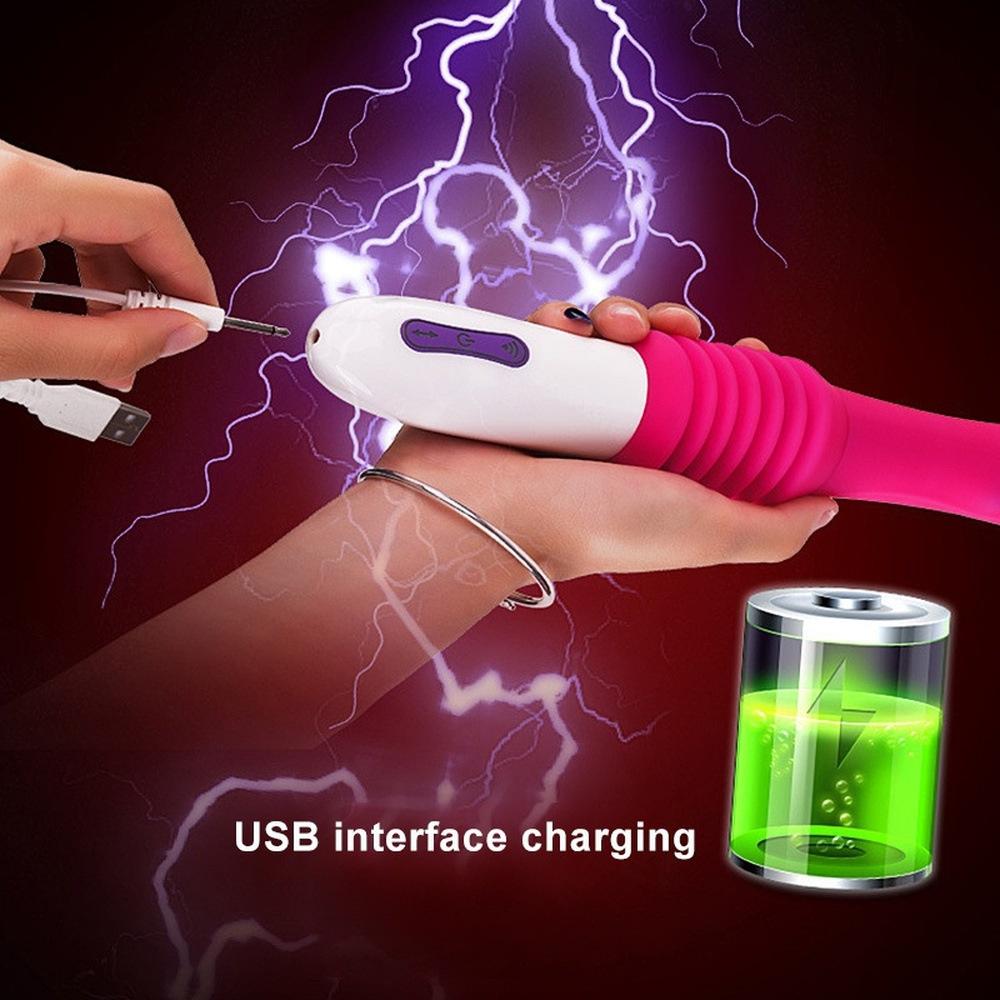 Rotating Dildo Vibrator Sex Machine Retractable Dildo Vibrator Vaginal Clitoris Stimulator Remote Control Orgasm Masturbation