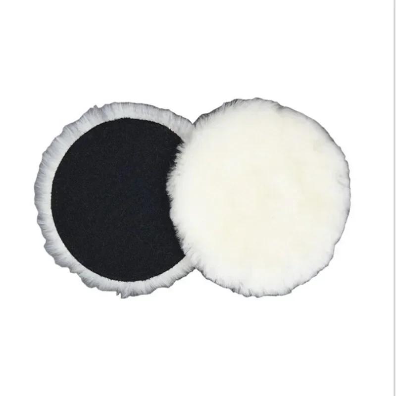 5 sztuk 3/4/5/6/7 cal zestaw do polerowania podkładka do polerowania samochodów woskowanie gąbka dysk koło wełny Auto pielęgnacja lakieru podkładki polerskie gadżet samochodowy