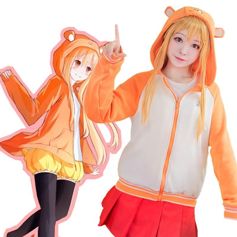 Adorable Himouto! Umaru-chan Doma Hoodie Cosplay Costume Jacket And Skirt Set Outfit