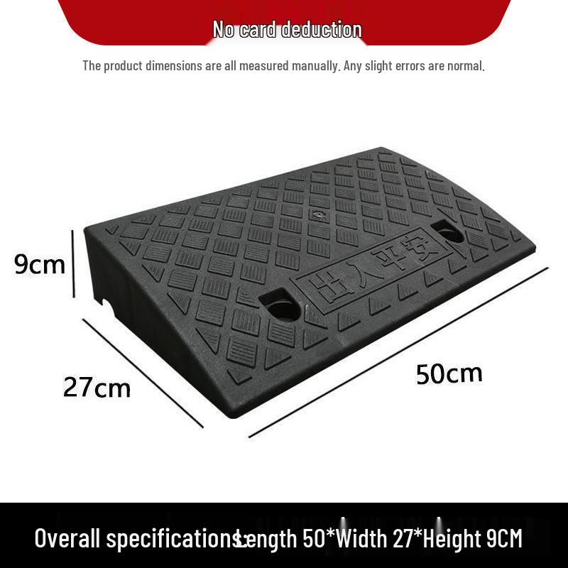 Plastic Uphill Ramp & Curb Speed Bump Pad