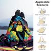 1pc Michael Jackson Outdoor Blanket Lightweight Flannel, Soft & Warm, All-Season Use for Sofa, Outdoor, Camping, Living Room, Office101