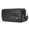 Portable Solar Radio NOAA Weather Hand Crank AM FM Shortwave Emergency Radio with LED Flashlight