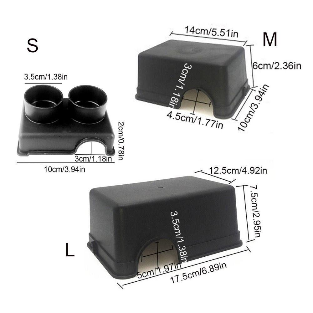 S/M/L Reptilienversteckbox Atmungsaktiv Rutschfest Echsenversteck Gecko Reptilienhöhle für Hamster Leopardgeckos Schildkröten Eidechsen Höhle