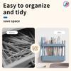 Straw Holder for Cabinet Door - Reusable Tumbler Straw Organizer Storage, Small Kitchen Accessories , Ultra Sticky Door Mounted