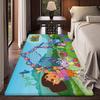 Funny D-Dora Classic Anime Floor Mat Nordic Style Home Doormat Bathroom-Toilet Mats Bedroom Hotel Decor Mat
