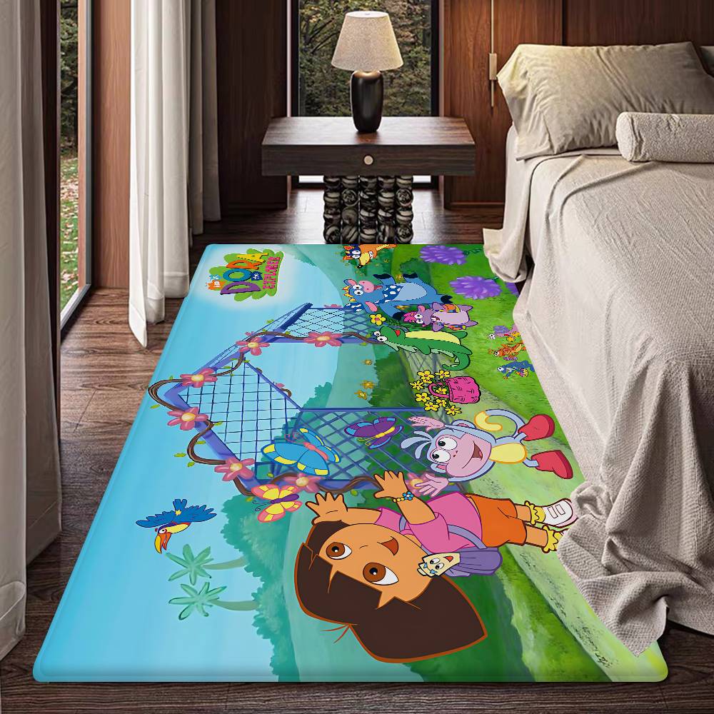 Funny D-Dora Classic Anime Floor Mat Nordic Style Home Doormat Bathroom-Toilet Mats Bedroom Hotel Decor Mat