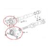 26127501257/26117511454 Driveshaft Center Support Bearing Flex Joint Disc Kit FOR BM 3 Series E46 E85 Guibo