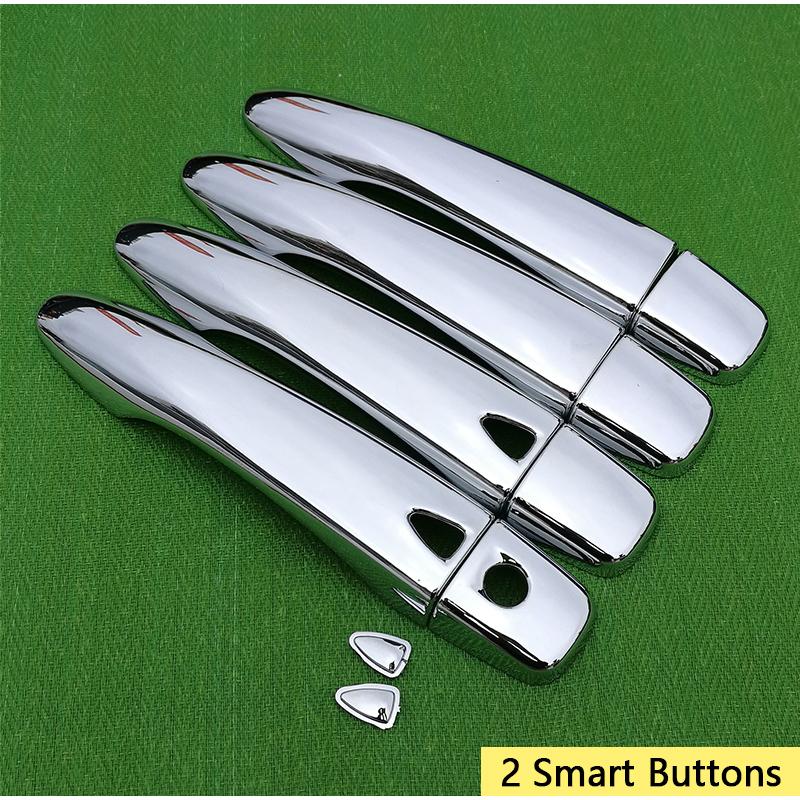 For Nissan Murano Z52 2015 2016 2017 2018 Chrome Door Handle Cover Trim Set Never Rust Car Accessories Stickers Car Styling