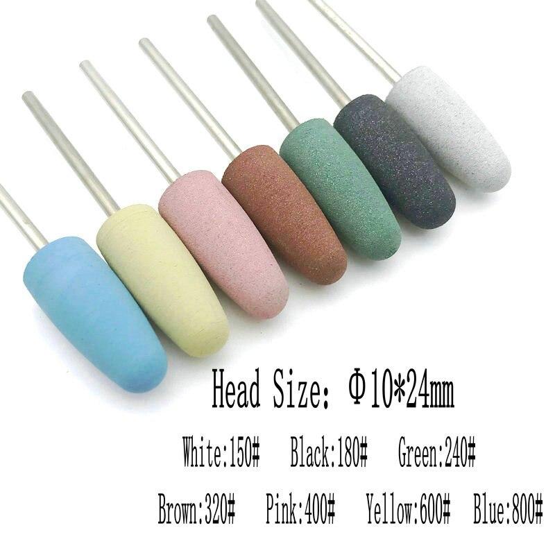 1pc Dental Rubber Silicone Polisher Nail Drill Bit Dental Silicon Rubber Burs Drill Accessories Foot Polishing Tools