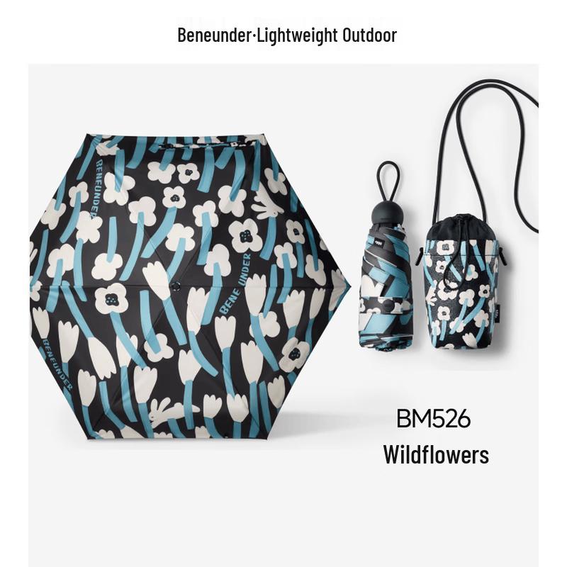 Banana Under Ultra-Compact UV Protection Umbrella