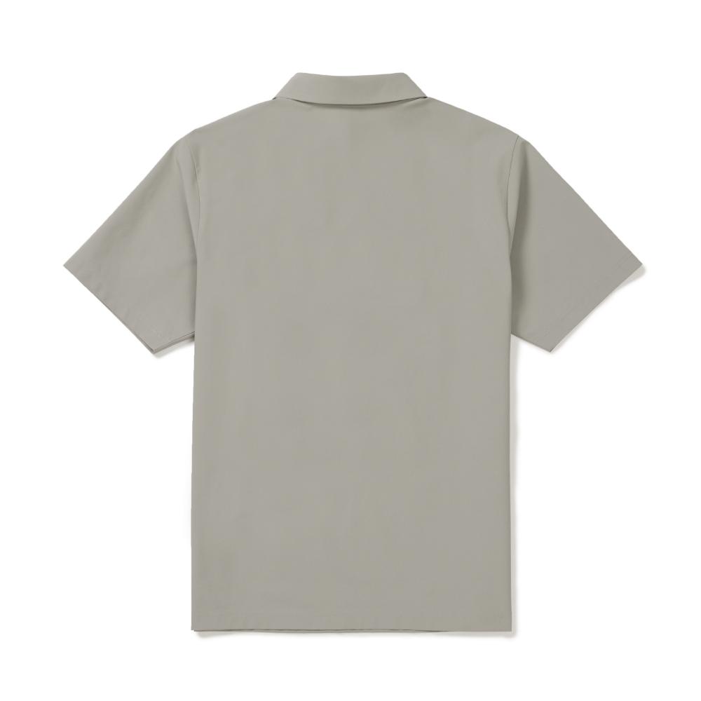 [Snowpeak] 37.5 Polo Short-Sleeve T-shirt Fog Gray (S26MMTPS36)
