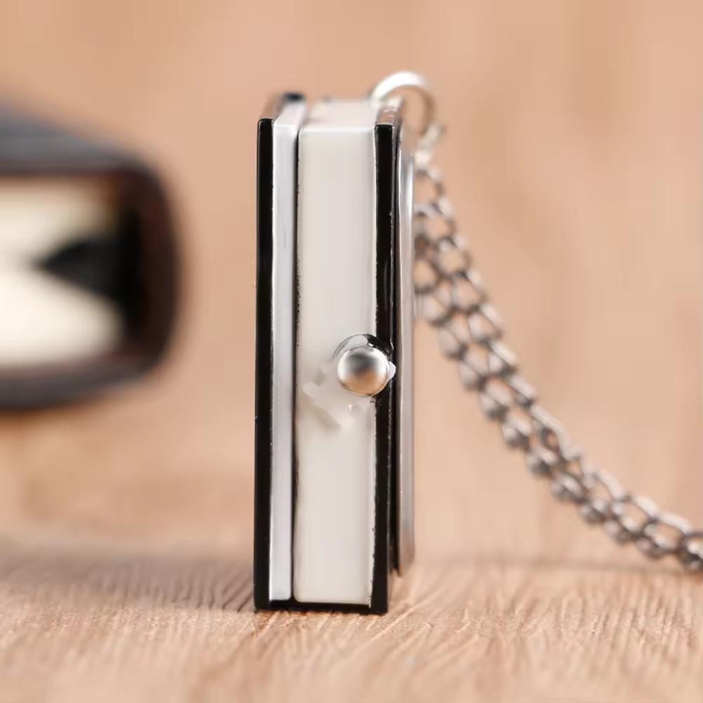 Japanse Anime Antieke Ketting Horloge Hanger Death Note Boek Kwarts Zakhorloge voor Mannen Vrouwen