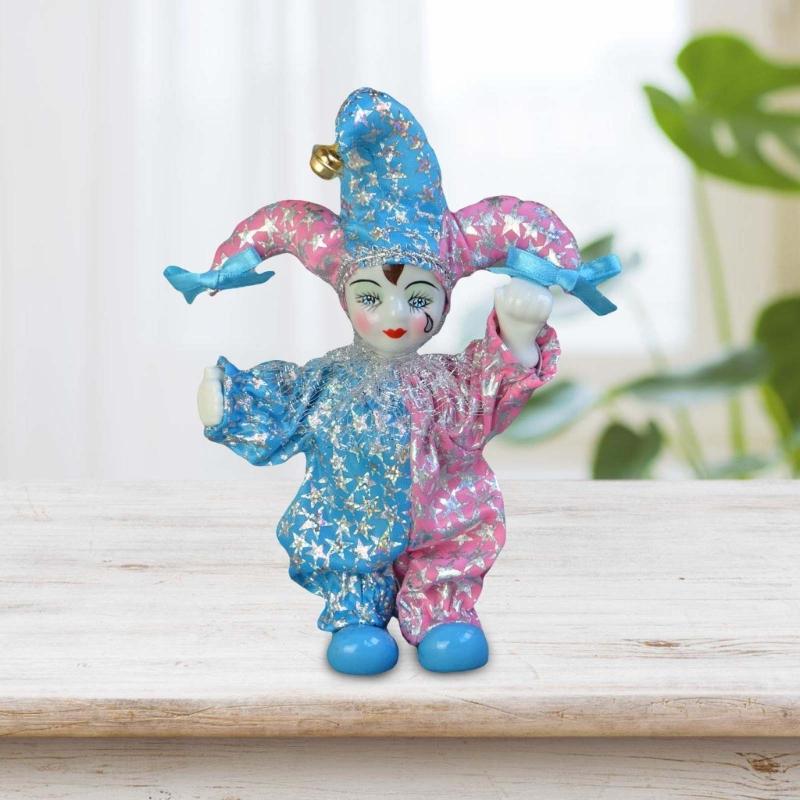 7.87inches Porcelain Triangel Doll Sweet Triangel Figures Model Shelf Display Ornaments Home Decorations Festival Gifts