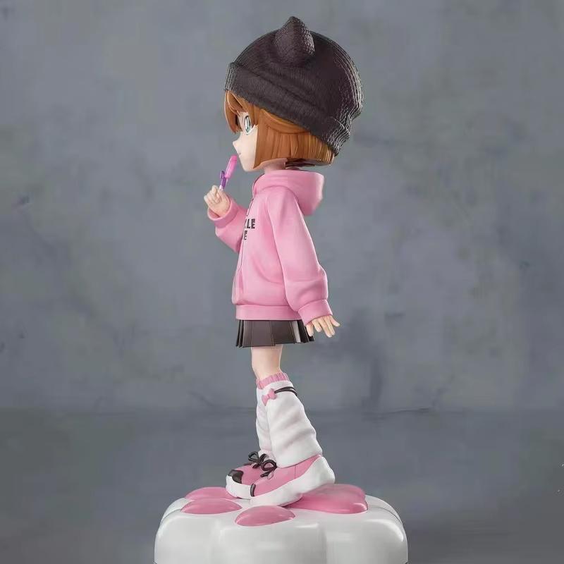Detective Conan Haibara Ai Cat Ear Lollipop Gk Figure Cute Anime Collectible Statue Desktop Decor For Otaku Fans Home Display