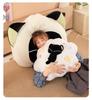 Cross-border Luo Xiaohei Plush Pillow Cushion and Office Backrest Doll Gift