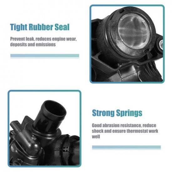 Pack (1) Thermostat Housing For Mercedes-Benz CLA250 2014-2016