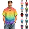 Men Casual Shirt Short Sleeve Linen Cotton Blend Button Down Collar Breathable Lightweight Summer Spring Top
