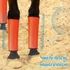 4pcs Professional Fly Protection Boots for Horses, Breathable Mesh with Non-Slip Straps for Pasture, Training, Stable Use