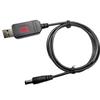 Digital Display Steps Up Power Cord 5V To 9V 12V Output DC5.5X2.1 Connectors USB Charging Cable with Digital Screen