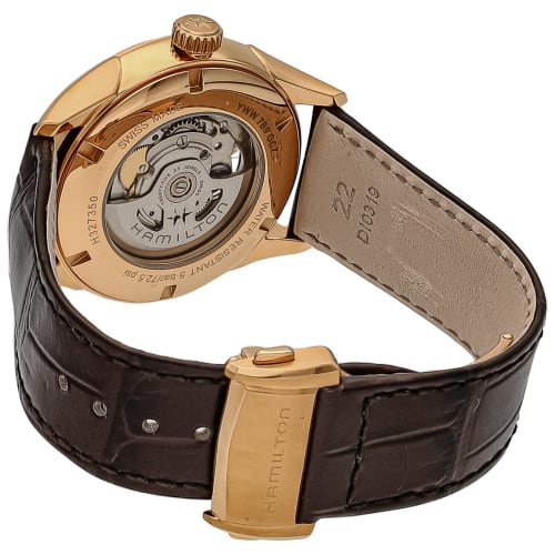 Hamilton Jazzmaster Open Heart Watch, White Dial, Stainless Steel, Sapphire Crystal, Automatic, 5 ATM Water Resistance, 42mm, Swiss Made, H32735551, M