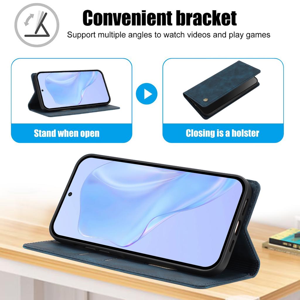 For Samsung Galaxy S24 Magnetic Case Rotating Kickstand TPU PC Phone Cover