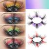 25mm farbverlaufende Wimpern 3D harter Stiel einteilig natürliche falsche Wimpern Fabrik Großhandel Europa und die Vereinigten Staaten grenzüberschreitende Lieferung
