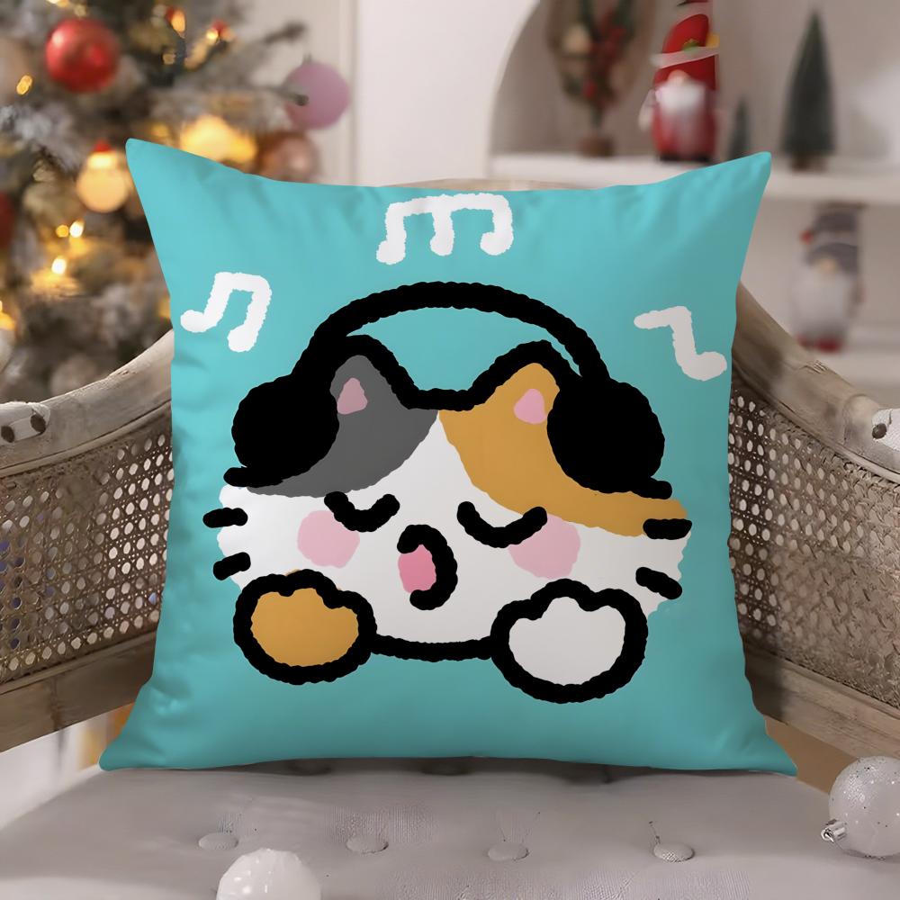 Fantasy Cartoon Colorful Animal Patterns Pillow Case Comfort Sofa Bed Silky elegant Invisible zipper Decorative cushion cover