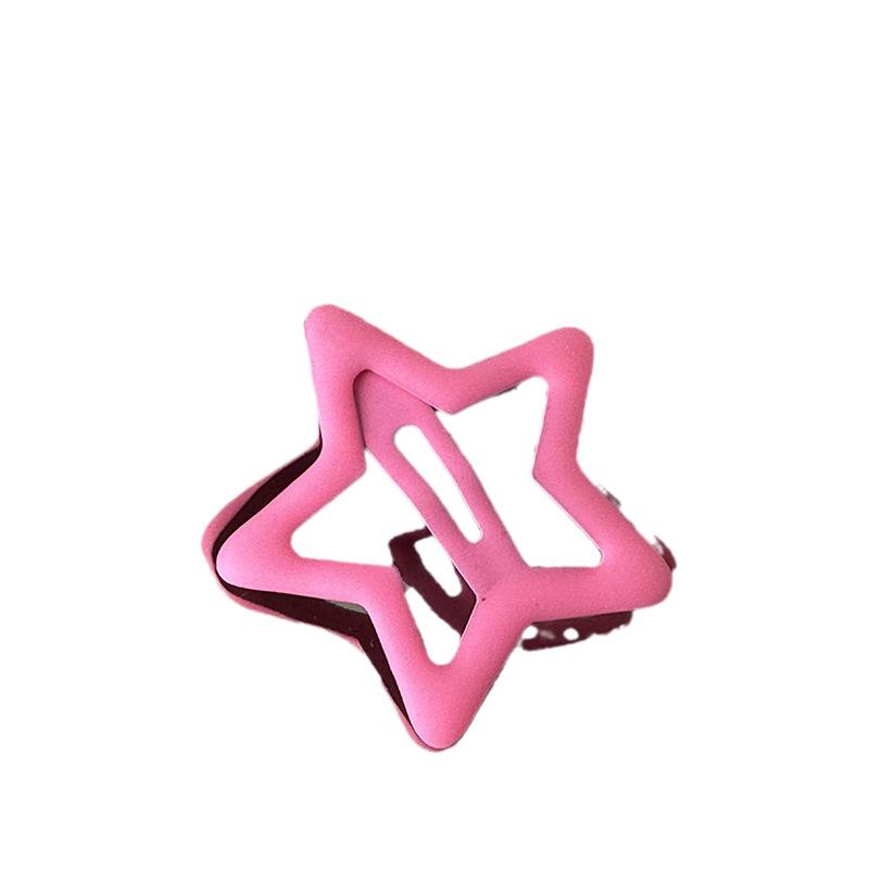 Y2K Süßes Mädchen Stern Haarspange - Hohlbasis, BB-Stil, Neues Haaraccessoire