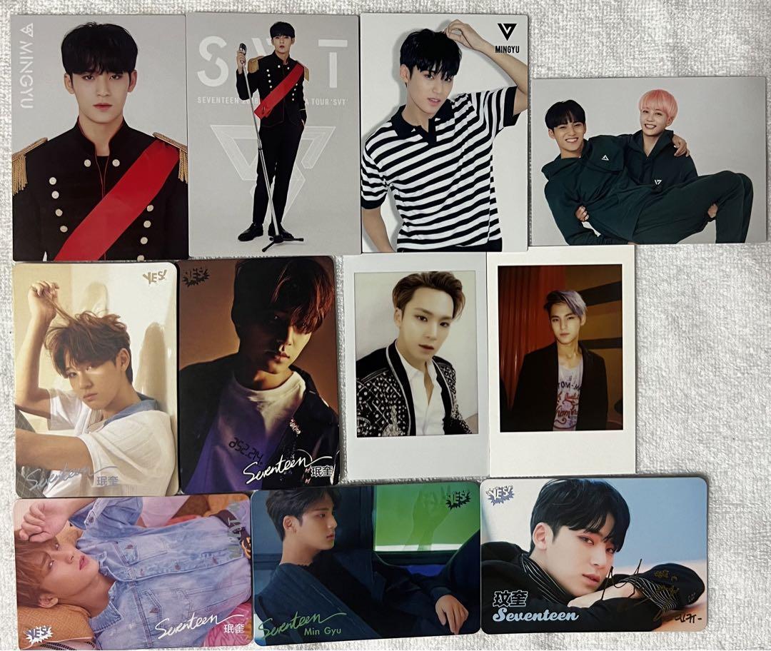 

[USED] SEVENTEEN Mingyu China Limited Polaroid Military Uniform Bonus Trading Cards 104 Pieces