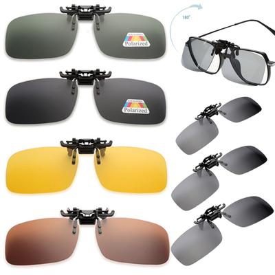 Auto Polarisierte Sonnenbrille Nachtsicherheits-Fahrbrille Clip-On Klappbar Nachtsichtbrille Blendschutz Fahrerbrille Sonnenbrille