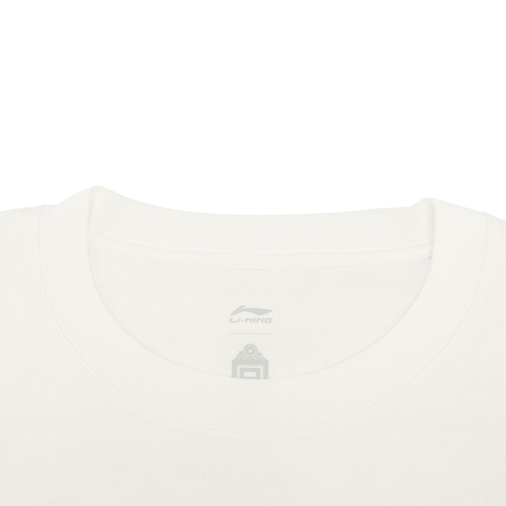 Li-Ning Loose Fit Round Neck Letter Graphic Couple T-Shirt Unisex Tops AHSW407-1