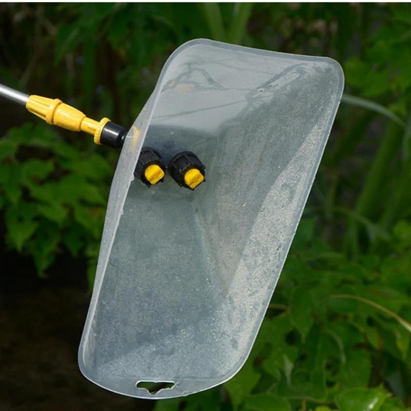 Garden Windproof Sprayer Power Sprinkler Cover Transparent Fan-type Atomizing Nozzle for Agricultural Irrigation Supplies