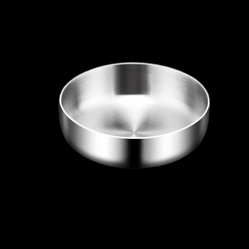 Sanjiaolong 20cm Stainless Steel Flat Frying Pan