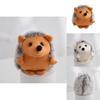 Adorable Hedgehog Plush Toy Keychain Soft Stuffed Animal Backpack Charm Cute