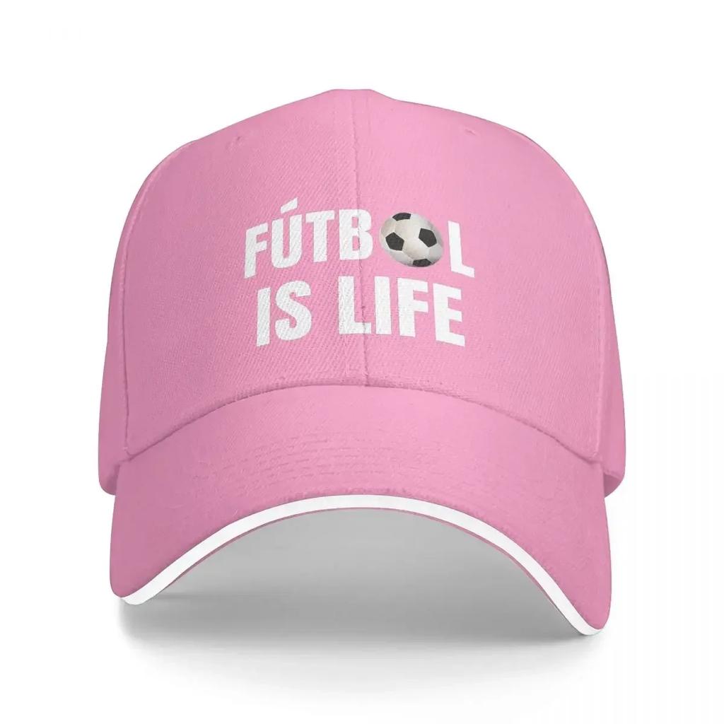 Futbol Is Life Soccer Lover Football Fan Cap Fashion Casual Baseball Caps Adjustable Hat Hip Hop Summer Unisex Baseball Hat