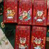 6pcs Festive New Year Red Envelope Blessing Lucky Money Pockets  Wedding Birthday