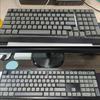 133Key Gray Mist Themed Keycap XDA Profile PBT Dye Sublimation Keycap Set for Customs Mechanical Keyboards