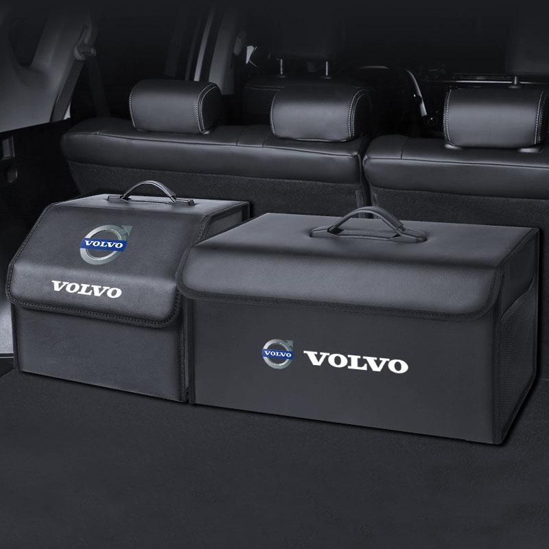 Car Storage Bag Organizer Vehicle Foldable Trunk Box For Volvo XC90 V90 V60 XC60 V40 S80 S60 S90 C40 XC40 V70 XC70 C30 C70 EX90